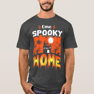 T-shirt Femmes Effrayant Éffrayant Halloween design Châtea