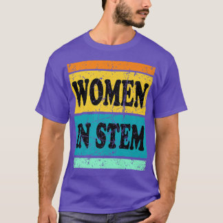 T-shirt Femmes En Science Femmes En STEM Fille Femmes P