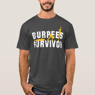 T-shirt Femmes Entraînement Burpees Survivor Cool Fitness