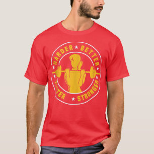 T-shirt Femmes Entraînement Levant Gymnase Motivation Fitn