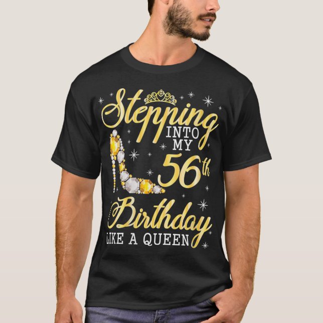 T-shirt Femmes Entrant Dans Mon 56e Anniversaire Comme Une (Devant)