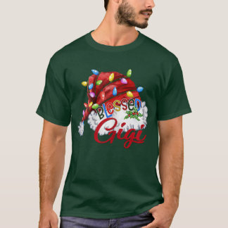 T-shirt Femmes Femmes Béni Gigi Santa Hat Noël Li