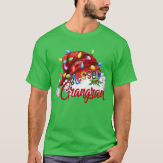 T-shirt Femmes Femmes Béni Grangran Santa Hat Xmas Lig