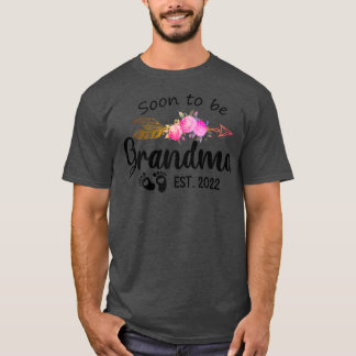 T-shirt FEMMES FEMMES Bientôt grand-mère 2022 Fête des mèr