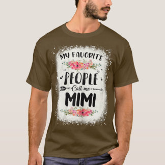 T-shirt Femmes Femmes Femmes Bleached Mes Favoris Les Gens