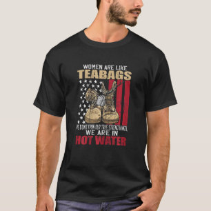 T-shirt Femmes Femmes Vétérinaires Comme les Teabags Vétér