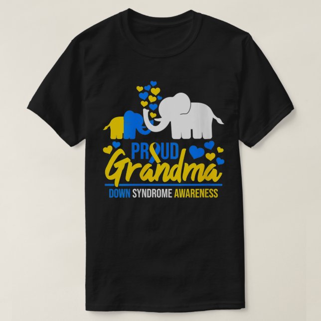 T-shirt Femmes Fières Grand-mère Monde Sensibilisation au  (Design devant)
