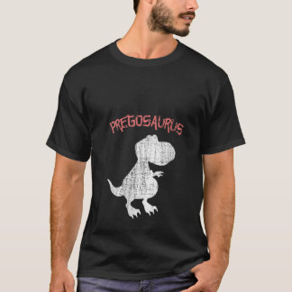 T-shirt Femmes Funny Pregosaurus Pregnant Dinosaure Hallow