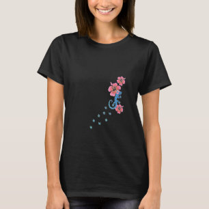 T-shirt Femmes Gecko Lucky Charm Lizard Salamander Aloha H