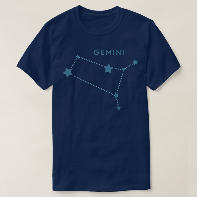 T-shirt Femmes Gemini Astrologie Horoscope Femmes Ados Bac (Design devant)