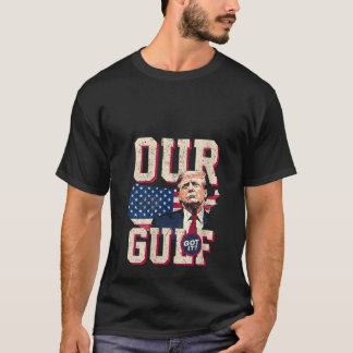 T-shirt Femmes Golfe USA Trump America Pride V Neck