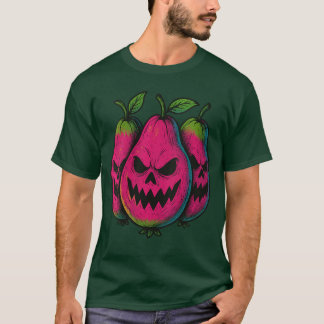 T-shirt Femmes Guaves Squelettiques Fruit Tropical Été Hal
