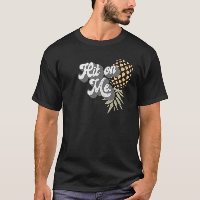T-shirt Femmes Hommes à l'envers de l'ananas subtil Swinge (Devant)