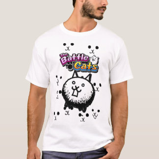 T-shirt Femmes Hommes Bataille Chats Retro Vintage