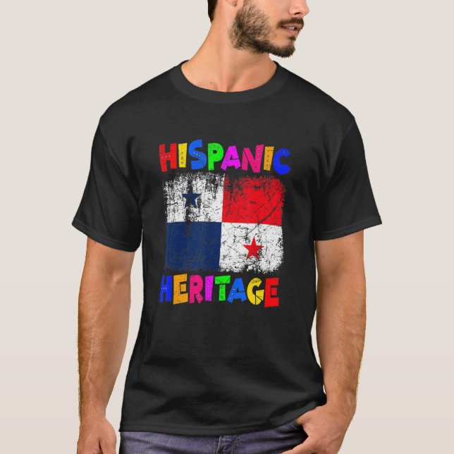 T-shirt Femmes Hommes National Hispanique Mois du patrimoi (Devant)