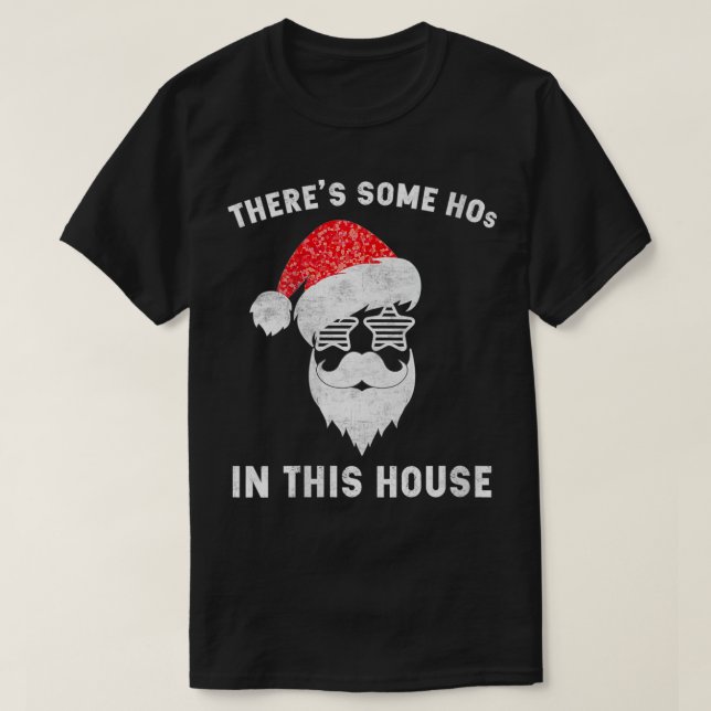 T-shirt Femmes Il y a des trous dans cette maison VNeck (Design devant)