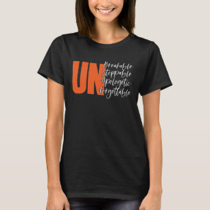 T-shirt Femmes Inébranlables Motivation pour l'AUTONOMISAT