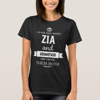 T-shirt Femmes J'Ai deux Titres - Zia Tante Italien 