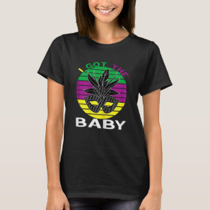 T-shirt Femmes J'Ai Obtenu Le Bébé Grossesse Amusante Retr