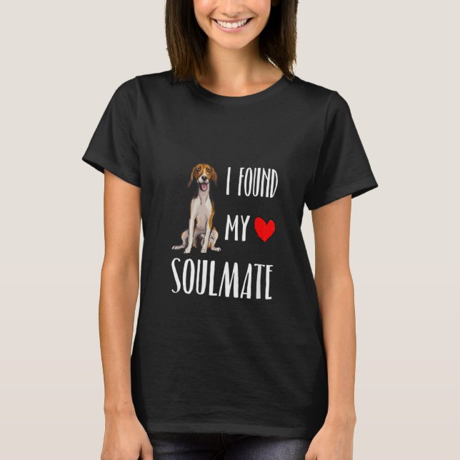 T-shirt Femmes J'Ai Trouvé Mon Époux American Foxhound Dog (Devant)