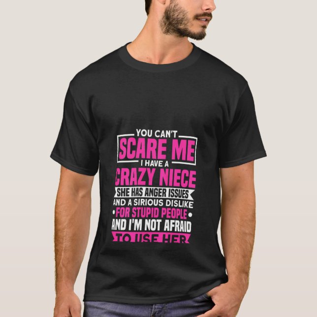 T-shirt Femmes J'Ai Une Nièce Fou Elle A La Colère Envoie  (Devant)