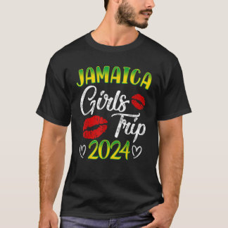 T-shirt Femmes Jamaïque Voyage filles 2024 vacances d'été