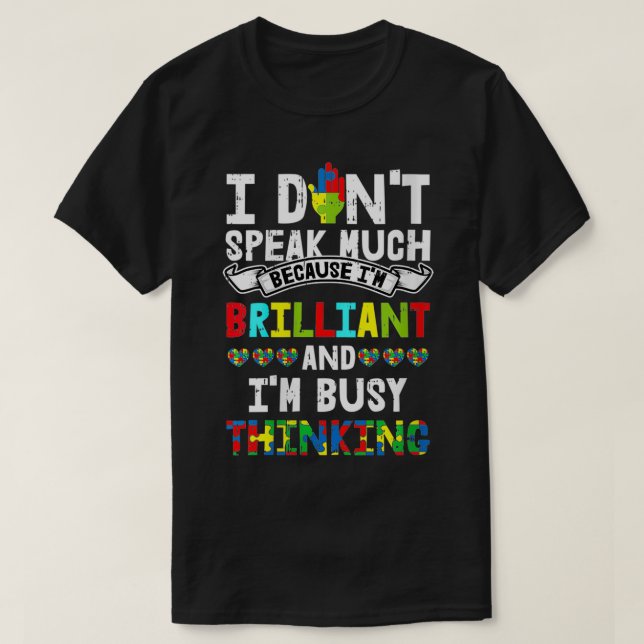 T-shirt Femmes Je Ne Parle Pas Beaucoup De Cadeaux De Sens (Design devant)