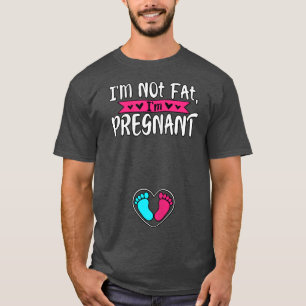 T-shirt Femmes Je ne suis pas gros Je suis enceinte Matern