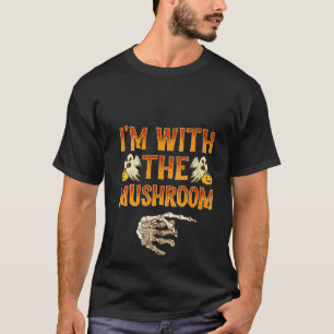 T-shirt Femmes Je suis avec le costume de champignons Hall