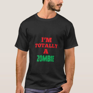 T-shirt Femmes Je suis complètement un Zombie mignon Hallo