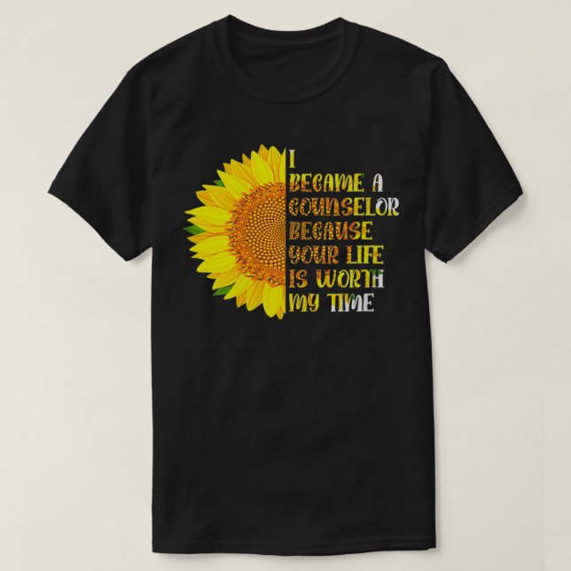T-shirt Femmes Je Suis Devenue Conseillère Parce Que Votre (Design devant)