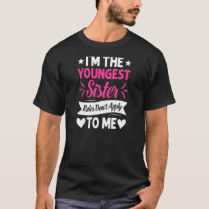 T-shirt Femmes Je suis la plus jeune des règles de la Soeu