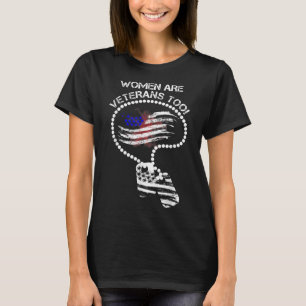 T-shirt Femmes Je suis une maman grand-mère et un vétéran 