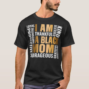 T-shirt Femmes Je suis une maman noire Africaine Américain