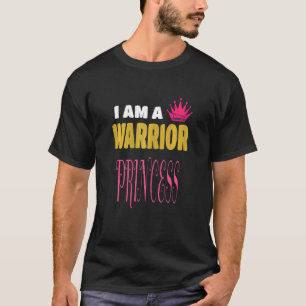T-shirt Femmes Je suis une princesse guerrière Authentique