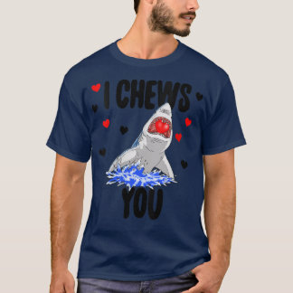 T-shirt Femmes Je vous mâche Shark Tee s Drôle Femmes Vale
