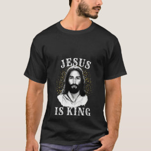 T-shirt FEMMES Jésus Est Roi Foi Chrétienne La Bible Scrip