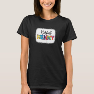 T-shirt Femmes Kickball Maman Tie Dye Cheetah Imprimer Fem