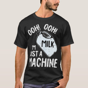 T-shirt Femmes Lait Machine Allaitement Drôle Mère