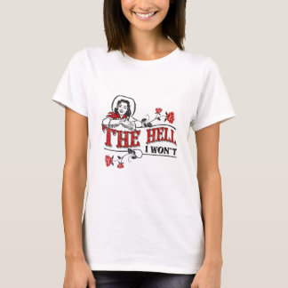 T-shirt Femmes L'Enfer Je ne Fleurs Vêtements Pour La Vie 