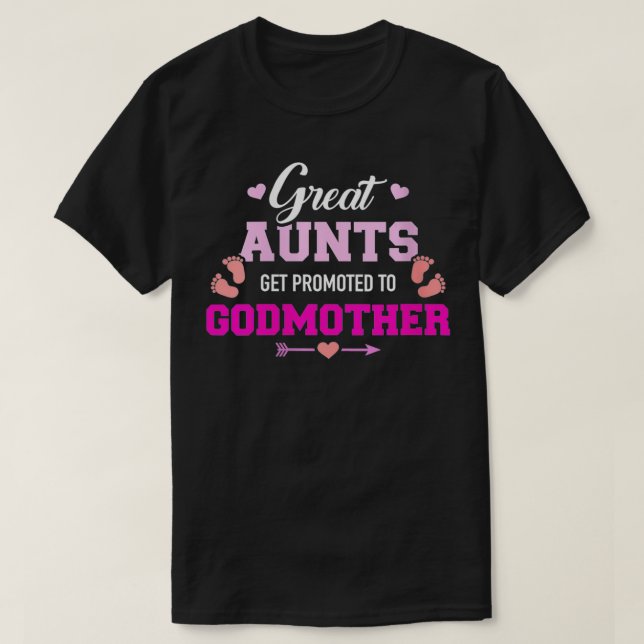 T-shirt Femmes Les grandes tantes sont promues à la marrai (Design devant)