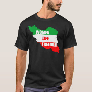 T-shirt Femmes Liberté Libre Iran Nous sommes avec la femm