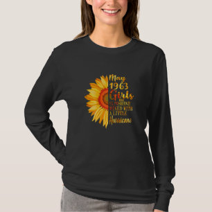 T-shirt Femmes Mai Filles 1963 59e anniversaire 59 ans