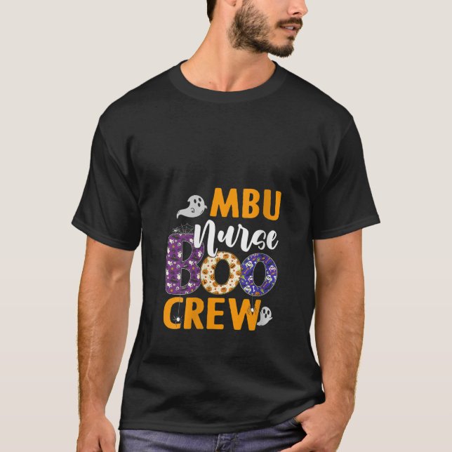 T-shirt Femmes MBU Infirmière Boo Équipage Effrayante Infi (Devant)