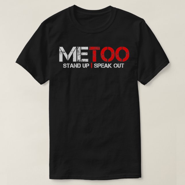 T-shirt Femmes Me Too Time's Up Anti Harcèlement Sexuel Aw (Design devant)