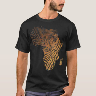 T-shirt Femmes Melanin Shades Afrique Carte Afrique ADN do