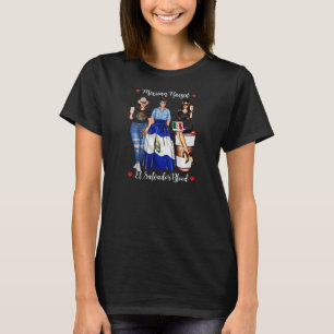 T-shirt Femmes Mexicaines El Salvador Patrimoine Né Au Mex