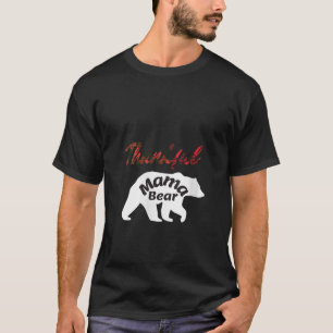 T-shirt Femmes Mignonnes Thankful Mama Porte Tee Grateful