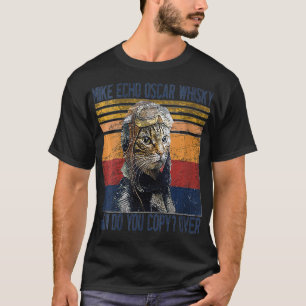 T-shirt Femmes Mike Echo OsWhisky Comment Piloter Kitty