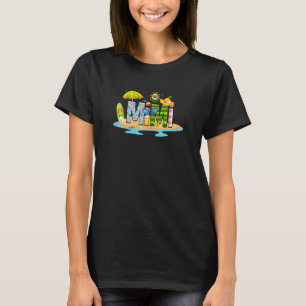 T-shirt Femmes Mimi Vacances d'été Plage Famille Assortis